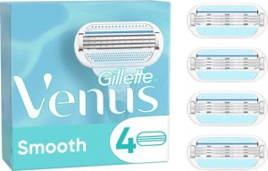 Gillette Venus Smooth Scheermesjes – 4 navulmesjes