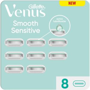 Gillette Venus Smooth Sensitive Scheermesjes – 8 stuks
