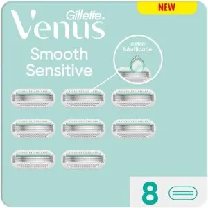 Gillette Venus Smooth Sensitive Scheermesjes – 8 stuks
