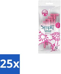 Gillette Venus Wegwerpscheermesjes 25 stuks – 5-bladig