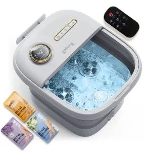 Goliving Automatisch Inklapbaar Voetbad met Massage – Wit