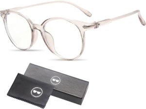 LC Eyewear Unisex Blauwlichtbril – Transparant Roze