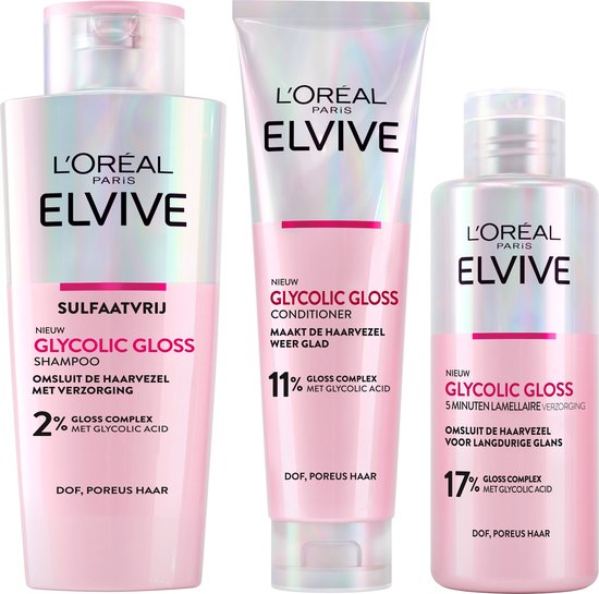 L’Oréal Paris Elvive Glycolic Gloss Set – 200/150/200ml