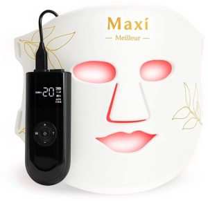 Maxi Meilleur Pro LED-lichttherapiemasker – Rood