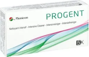 Menicon Progent lenzenvloeistof 5×5 ml (A+B) + lenshouder