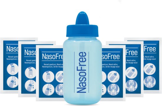 NasoFree Neusdouche Startset – 30 zakjes spoelzout