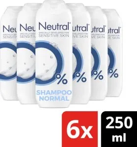 Neutral Shampoo Normaal – Parfum- en kleurstofvrij 6x250ml
