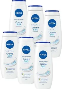 Nivea Crème Soft Hydraterende Douchecrème – 6 x 250 ml