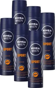 Nivea Men Sport Anti-transpirant Spray 6×150 ml