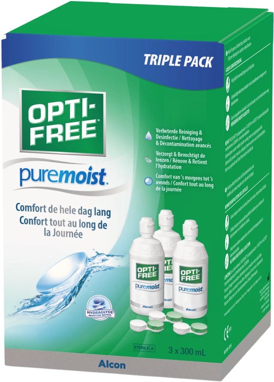 Opti-Free Puremoist contactlensvloeistof 3 x 300 ml