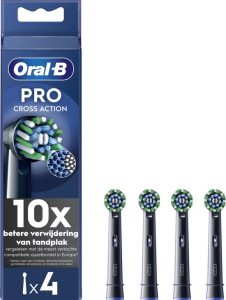 Oral-B CrossAction opzetborstels CleanMaximiser – 4 stuks