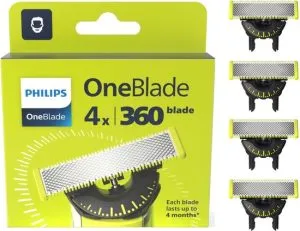 Philips OneBlade 360 Vervangmesjes QP440/50 – 4 stuks