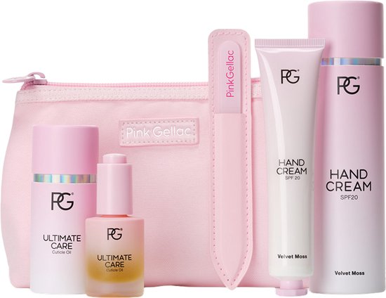 Pink Gellac Nourish Nagelverzorgingsset – Nagelriemolie