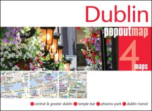PopOut Maps Dublin uitvouwkaart – zakformaat