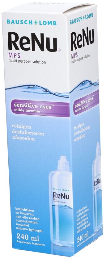 ReNu MPS Lenzenvloeistof voor Gevoelige Ogen – 240 ml