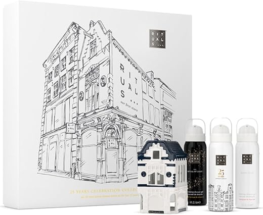RITUALS Luxe doucheschuim cadeauset, 25-jarig jubileumeditie, 10-delige douchegel en lichaamswascollectie, voor dames en heren, ideale verjaardag, Kerstmis en spa gif