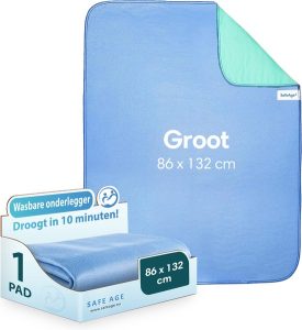 Safe Age Wasbare incontinentiematrasbeschermer – Groot