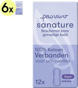 Sanature Pro Vivo Katoenen Incontinentieverband – 72 st