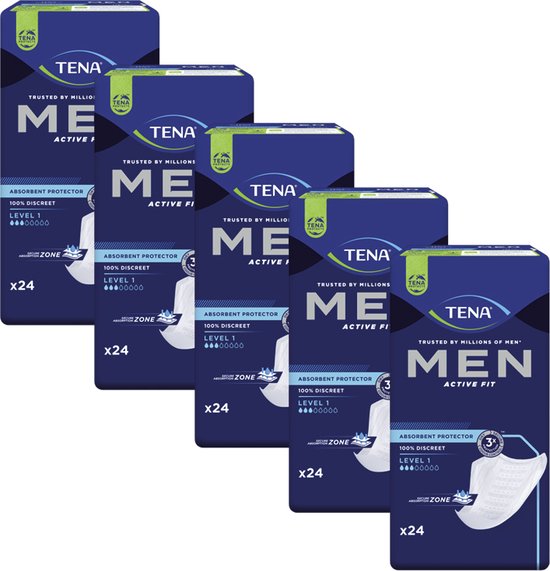 Tena Men Active Fit Level 1 – 120 stuks