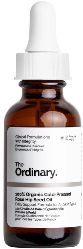 The Ordinary Rozenbottelolie – 100% biologisch koudgeperst