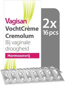 Vagisan Vochtcrème Cremolum – 2×16 stuks