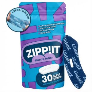 Zippit Mondtape – Anti-snurk slaapstrips – 30 stuks