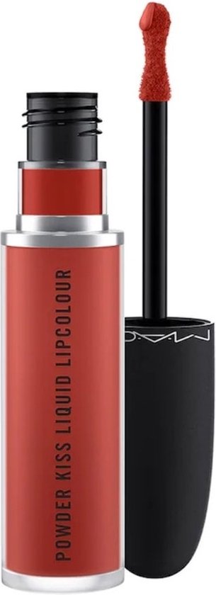 MAC Powder Kiss Liquid Lipstick – Devoted to Chili, 5 ml