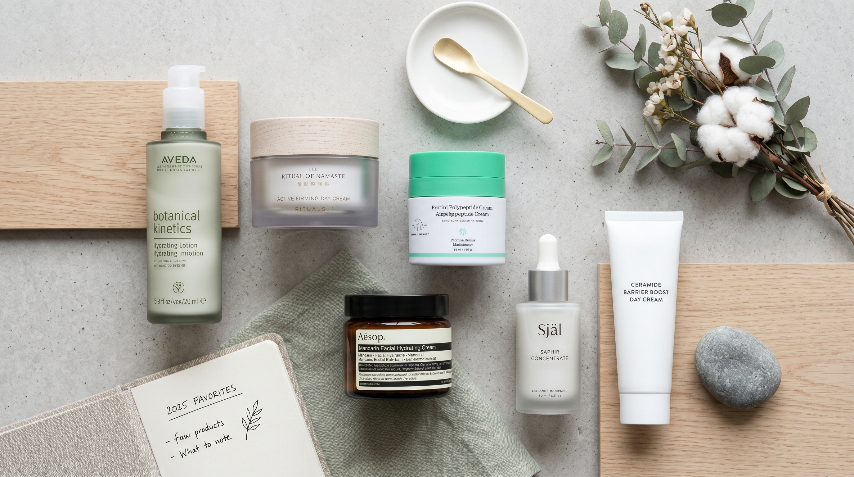 Luxe dagcreme producten in moderne Nederlandse badkamer setting, professionele skincare fotografie