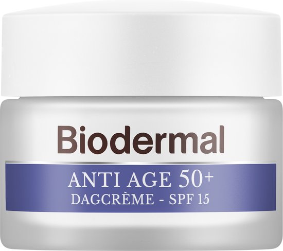 Biodermal Dagcrème 50+ met hyaluronzuur SPF15 – 50 ml