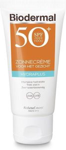 Biodermal Hydraplus Face SPF50 Zonnebrandcrème – 50 ml