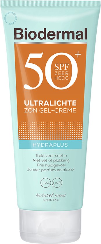 Biodermal Hydraplus Hyaluron Ultralichte Zon Gel SPF 50