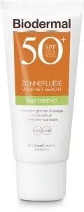 Biodermal Matterende Zonnefluïde Gezicht SPF 50 – 40 ml