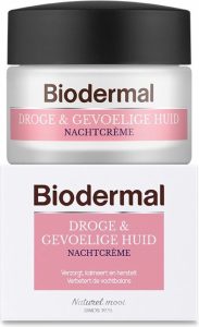 Biodermal Nachtcrème voor droge & gevoelige huid – 50 ml