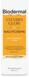 Biodermal Vitamin Glow Nachtcrème C & Zink – 50 ml