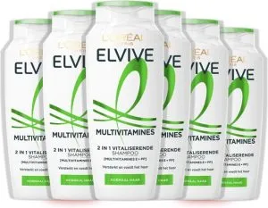 L’Oréal Paris Elvive Multivitamines 2-in-1 Shampoo – 6x250ml