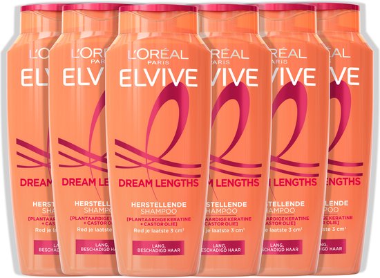 L’Oréal Paris Elvive Dream Lengths Shampoo – 6 x 250 ml