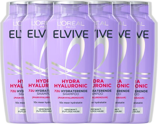 L’Oréal Paris Elvive Hydra Hyaluronic Shampoo 6×250 ml