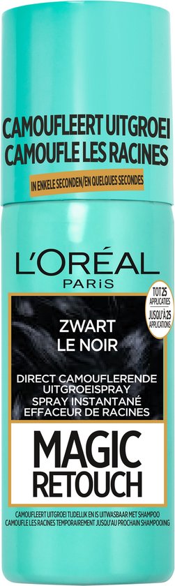 L’Oréal Paris Magic Retouch Uitgroeispray – Zwart 75 ml