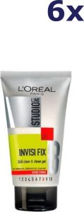 L’Oréal Paris Studio Line Invisi Fix 24h Haargel – 6×150 ml