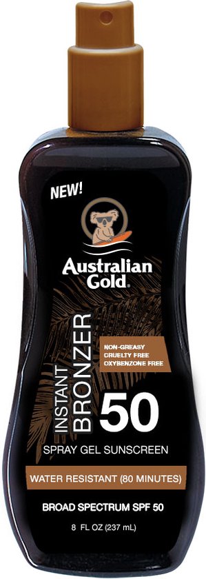 Australian Gold Bronzer Spraygel SPF 50 – 237 ml