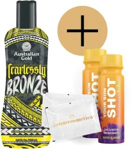 Australian Gold Fearlessly Bronze – 2x Sunshots & 2 Doekjes