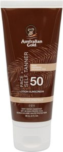 Australian Gold Gezicht SPF 50 + Zelfbruiner - 88 ml