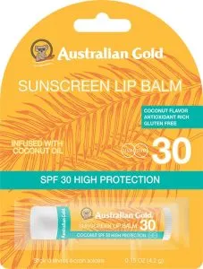 Australian Gold Lippenbalsem – SPF30 Coconut