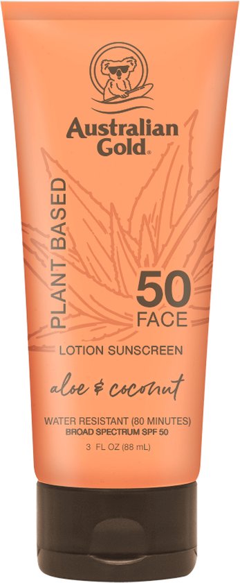 Australian Gold Plantaardige Gezichtslotion SPF 50 – 88 ml