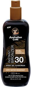 Australian Gold SPF 30 Spraygel met Bronzer – 100 ml