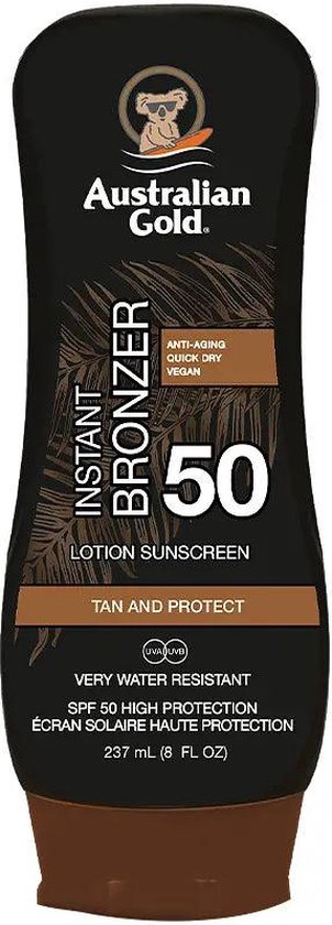 Australian Gold SPF 50 Bronzende Lotion – 237 ml