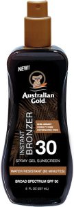 Australian Gold Spray Gel met Bronzer SPF 30 - 237 ml