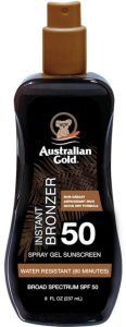 Australian Gold Spray Gel SPF 50 Instant Bronzer - 237 ml