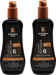 Australian Gold Spraygel met Bronzer - 2 x 237 ml