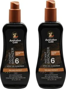 Australian Gold Spraygel met Bronzer – 2 x 237 ml